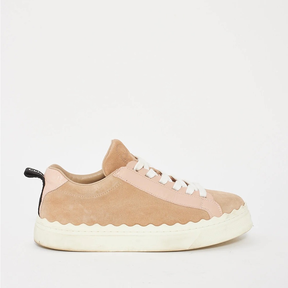 Chloe Lauren platform Suede Sneakers
